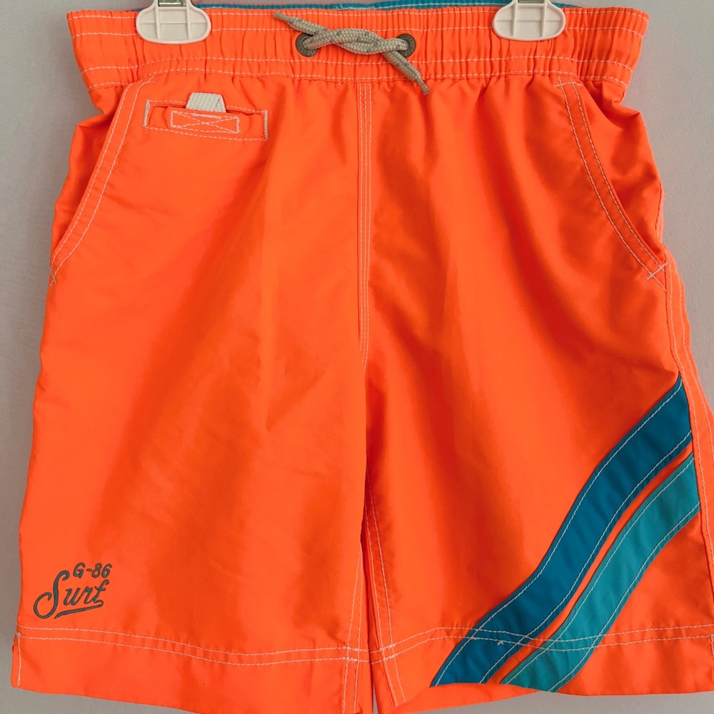 GapKids brand boys orange swim trunks; like new!